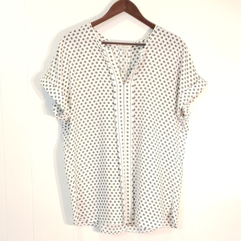 Max Studio Short Sleeved Blouse